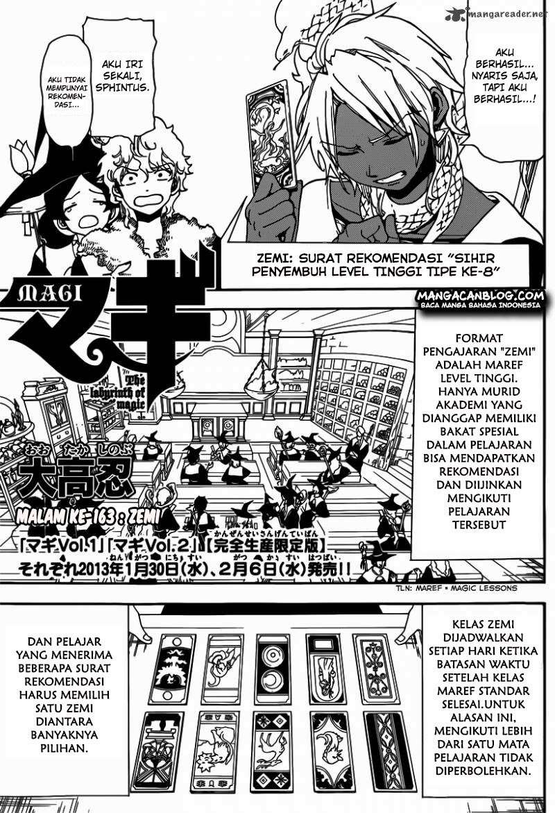 Magi – Labyrinth of Magic chapter 163